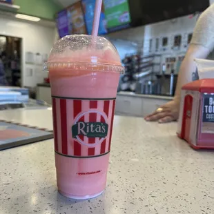 Watermelon strawberry mixed with Mango!