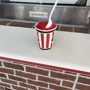 Cherry Italian ice