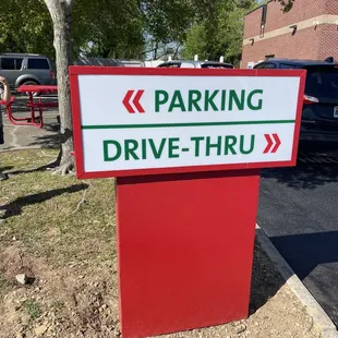 They have limited parking or you can place a mobile order or go through the drive-thru