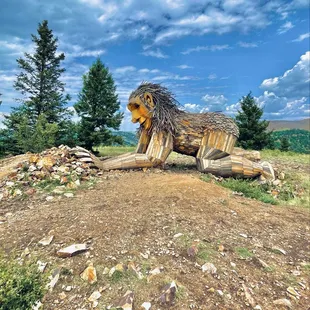 As you're walking up to Rita