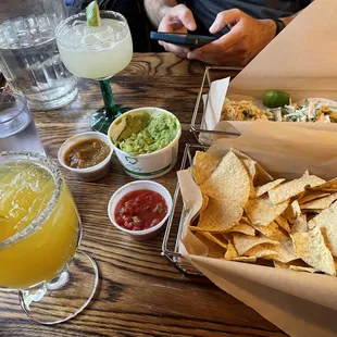 Senor Rita + Pure Vida, plus chips &amp; salsa &amp; guac