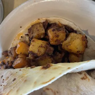 Chorizo & Egg Taco