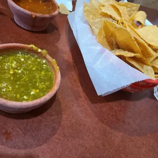 Salsa and chips