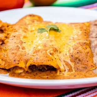 Spicy Beef Enchiladas