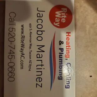 Great service technician