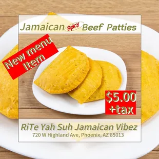 Jamaican Spicy Beef Patties