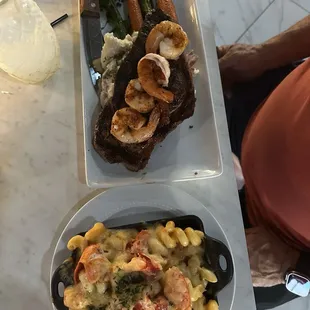 Surf &amp; Turf and Lobster Mac&apos;N Cheese