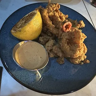 Calamari. It&apos;s spicy.