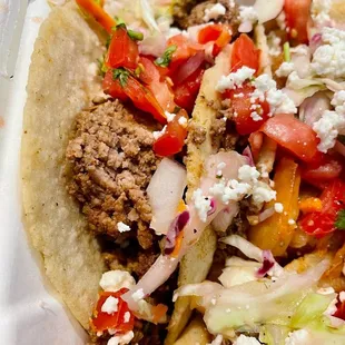 Spicy Ground Beef "OG" Rito or Quesadilla.