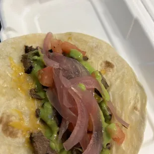 Asada taco
