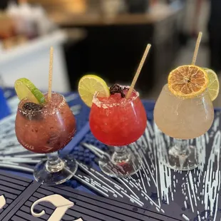 Margarita Flights! *Blackberry, Hibiscus, Prickly Pear*