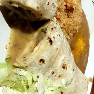 Green Burrito Combo