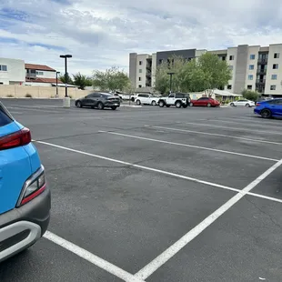 Plenty of parking