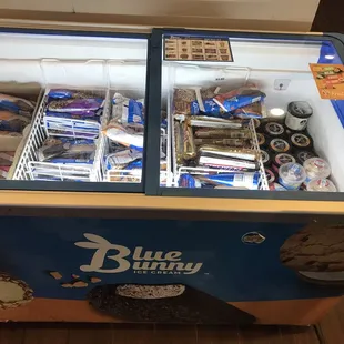 Ice cream cooler even in Fall/winter