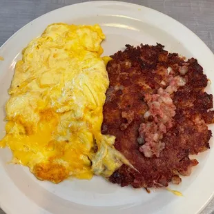 Corned Beef Hash and Eggs