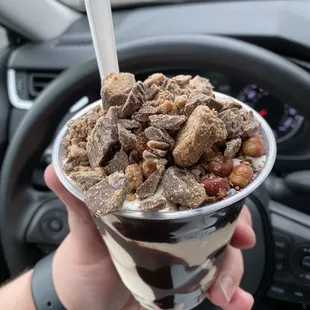 Grizzly Cub Special, add Reesie's cups