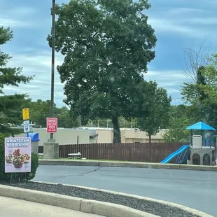children playing in the playground