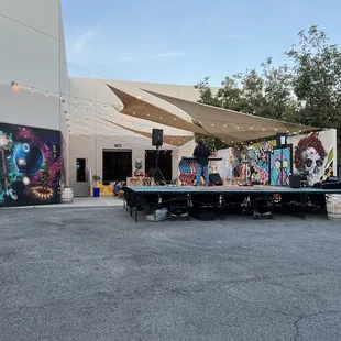 Property is inside and outside