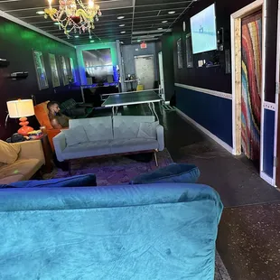 a view of the lounge area