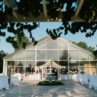 Our wedding at the Ritz Charles Garden Pavilion
