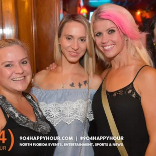 three women posing for a picture