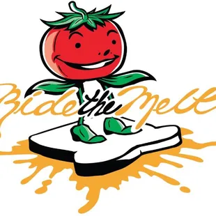 a red tomato on a white shoe