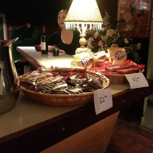 Snacks are served at some events.