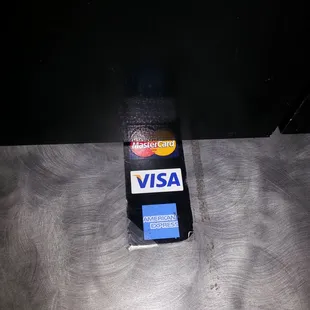 Credit cards accepted.