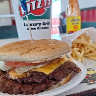 Good ol' Double Ritzy Burger Combo #3