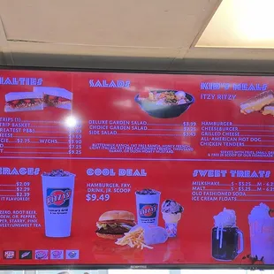 Menu board 2