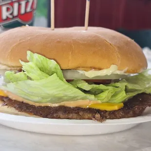 Original Ritzy's Burger! My first one... this week.