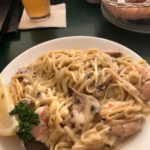 Prawn Alfredo Pasta