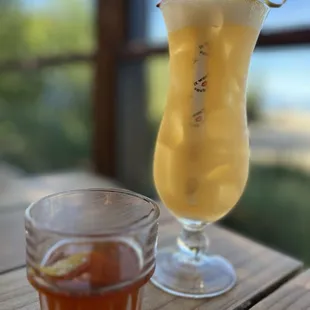 Sazarac and a A-Riva-Derci