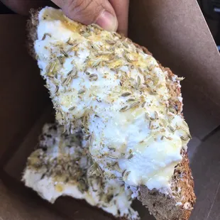 This jawn is bangin! Ricotta Toast