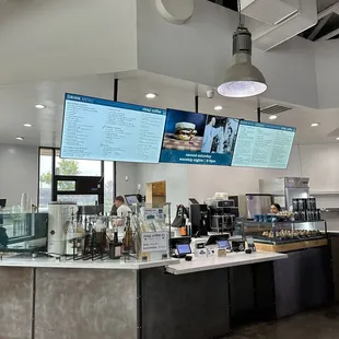 The front register and menu