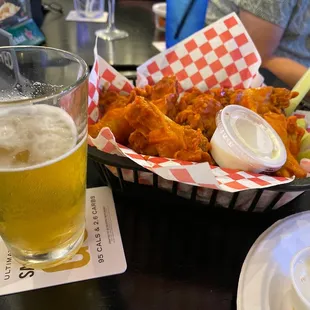 Wings and beer!