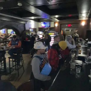 Main bar Sat night