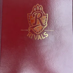Front of menu