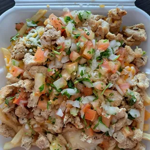 Pollo asado fries