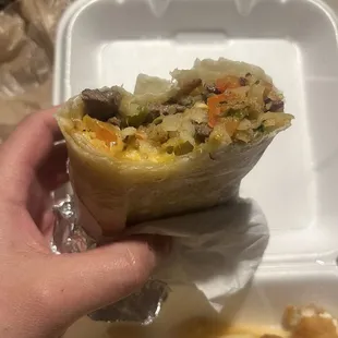 $12 for this small recession based California Burrito, this is the only location that doesn't allow