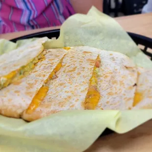 Supreme Quesadilla- this sucker is HUGE!