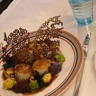 Sea scallops