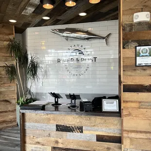 Entrance, hostess stand