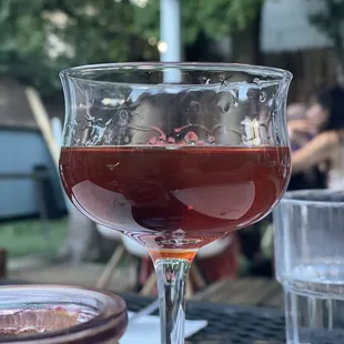 Back Jax Manhattan on the back patio.
