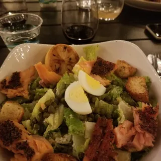 Chopped Salmon Caesar Salad
