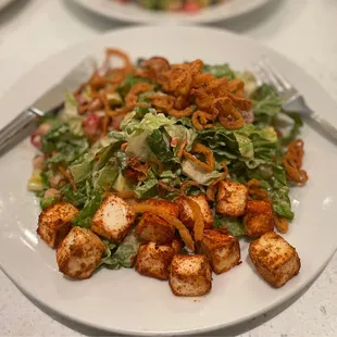 Chopped Salad (entree) with BBQ Tofu