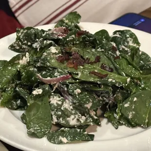 Warm Spinach Salad