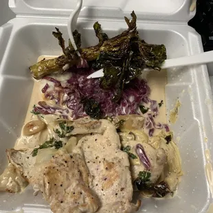 Grilled Chicken Artichoke Caponata