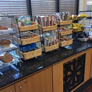a variety of food items