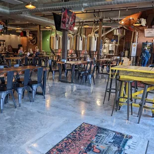 Spot the pinball machines in the corner